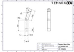 304 Stainless Steel 15° Mandrel Bends w/ Slip Fit Ends