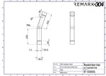 304 Stainless Steel 20° Mandrel Bends w/ Slip Fit Ends