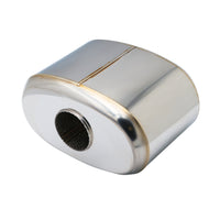 SS304 Oval Muffler Canister - Center Inlet/Outlet - 11.0" x 6.3" x 7.9"